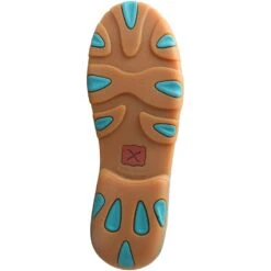 Twisted X Women's Driving Moc Chukka - Bomber/Turquoise