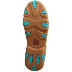 Twisted X Women's Driving Moc Chukka - Bomber/Teal