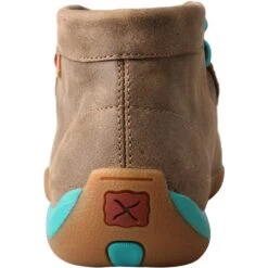 Twisted X Women's Driving Moc Chukka - Bomber/Teal -Elliotts Boots Shop TXWDM0126 3