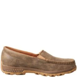 Twisted X Women's Driving Moc CellStretch Casual Slip-On - Bomber -Elliotts Boots Shop TXWXC0004 2