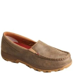 Twisted X Women's Driving Moc CellStretch Casual Slip-On - Bomber -Elliotts Boots Shop TXWXC0004 5