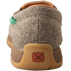 Twisted X Women's Driving Moc Boat Slip-On - Khaki/Grey Multi -Elliotts Boots Shop TXWXC0006 3