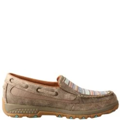 Twisted X Women's Driving Moc CellStretch Casual Boat Shoes - Dusty Tan/ -Elliotts Boots Shop TXWXC0008 2